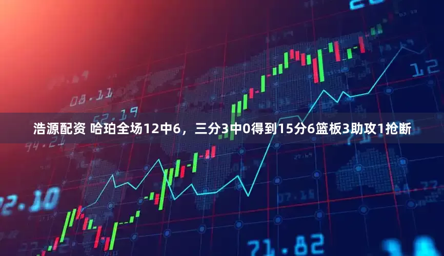 浩源配资 哈珀全场12中6，三分3中0得到15分6篮板3助攻1抢断